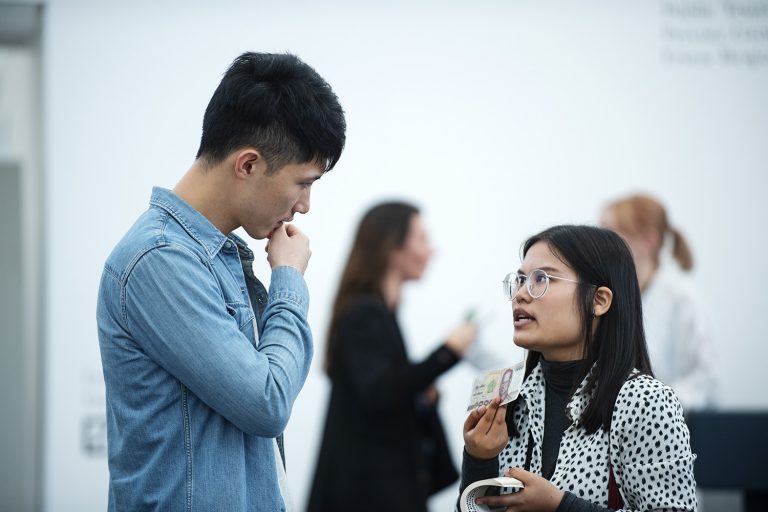 Pratchaya Phinthong performance which was part of Frieze LIVE at Frieze London 2018. Supported by Delfina Foundation. Photo by Linda Nylind. Courtesy of Linda Nylind.