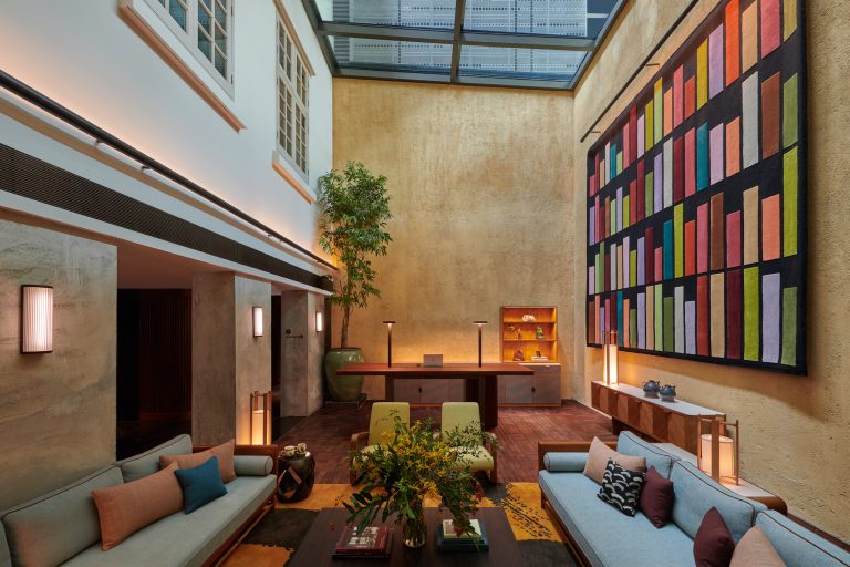 The Lobby at 21 Carpenter, Reader and Writers #1 by Heman Chong. Image courtesy 21 Carpenter