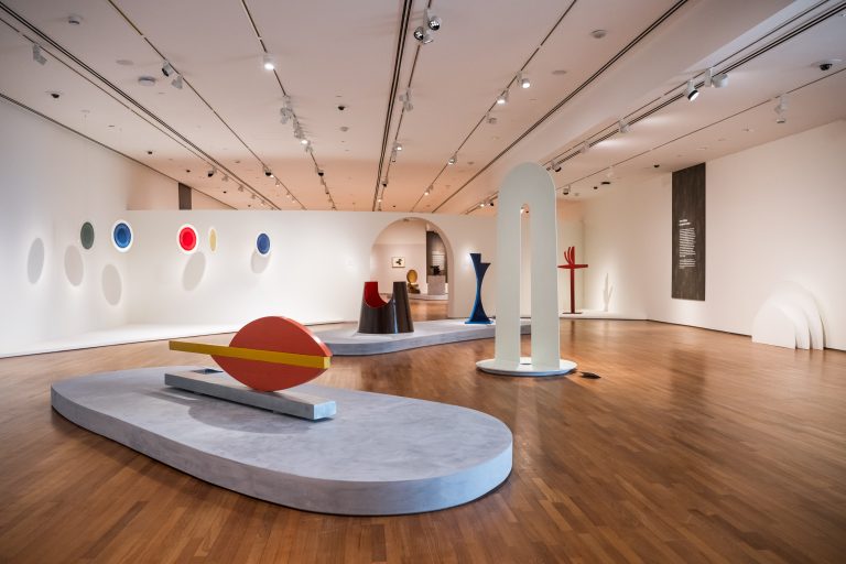 Installation view, Kim Lim: The Space Between. A Retrospective, National Gallery Singapore, 2024. Image courtesy of National Gallery Singapore.