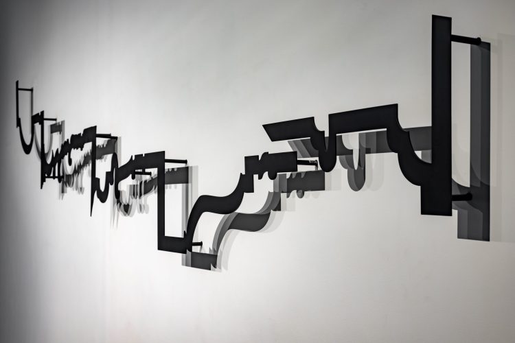 Ayesha Singh, Detail View of "Evolution: Classical Historical Indian Appropriation", 2022. Image courtesy of Nature Morte and artist. Photo by Jeetin Jagdish Sharma. Presented by Nature Morte.